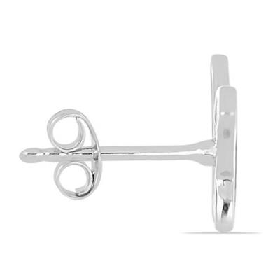 BUY NATURAL WHITE DIAMOND DOUBLE CUT GEMSTONE BUTTERFLY  EARRINGS IN 925 SILVER